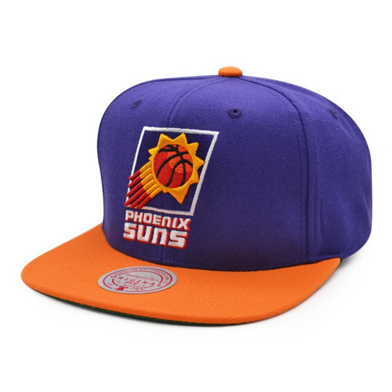 Phoenix Suns Mitchell & Ness CLASSIC 2Tone Snapback Hat – Purple/Orange