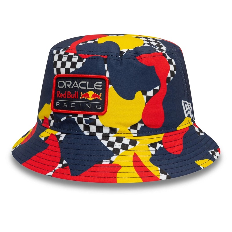 Red Bull Racing Abstract Dark Blue Bucket Hat S