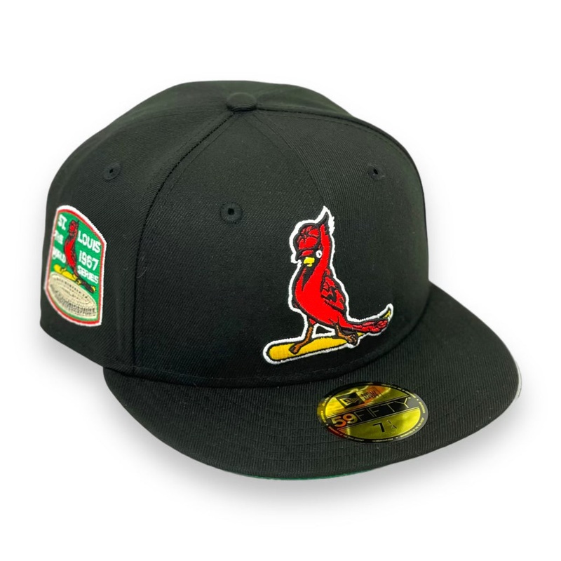 ST LOUIS CARDINALS (1967 WORLD SERIES) NEW ERA 59FIFTY FITTED (GREEN UNDER VISOR) 67/8