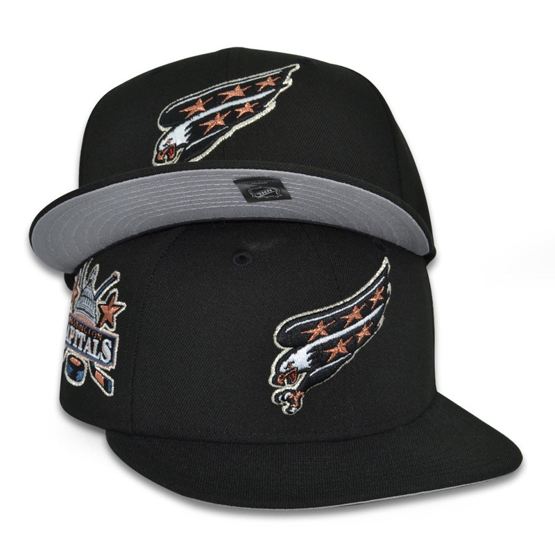 Washington Capitals “SCREAMING EAGLE” Exclusive New Era 59Fifty Fitted Hat – Black 6 7/8