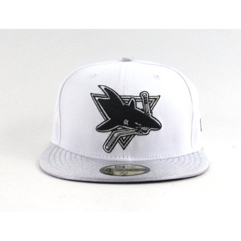 Worcester Sharks New Era 59FIFTY Fitted Hat (AIR JORDAN RETRO 5 METALLIC) 7 1/8