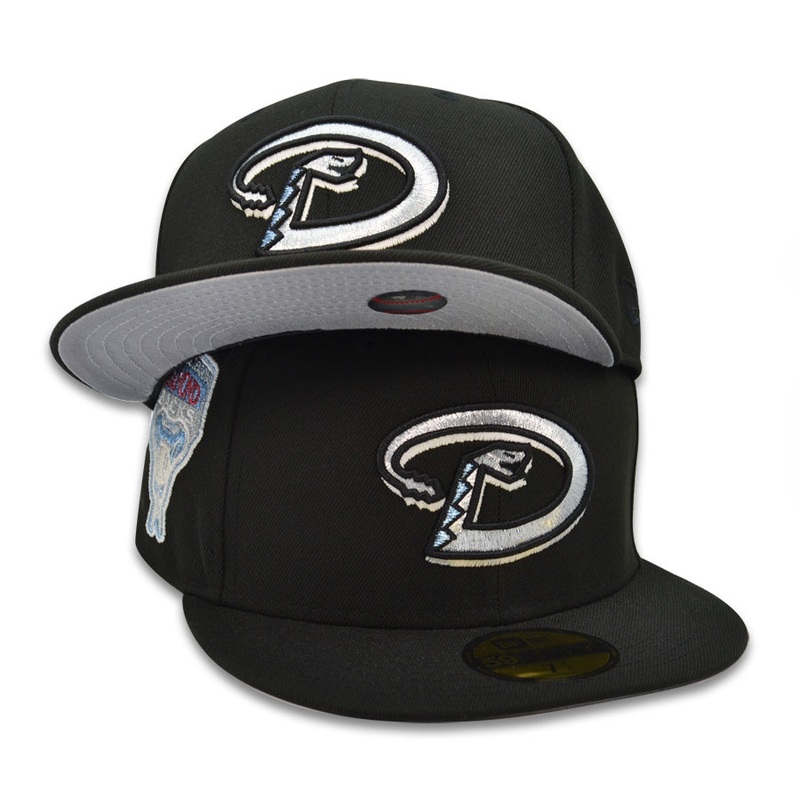 Arizona Diamondbacks 1989 INAUGURAL SEASON Exclusive New Era 59Fifty Fitted Hat – Black 6 7/8