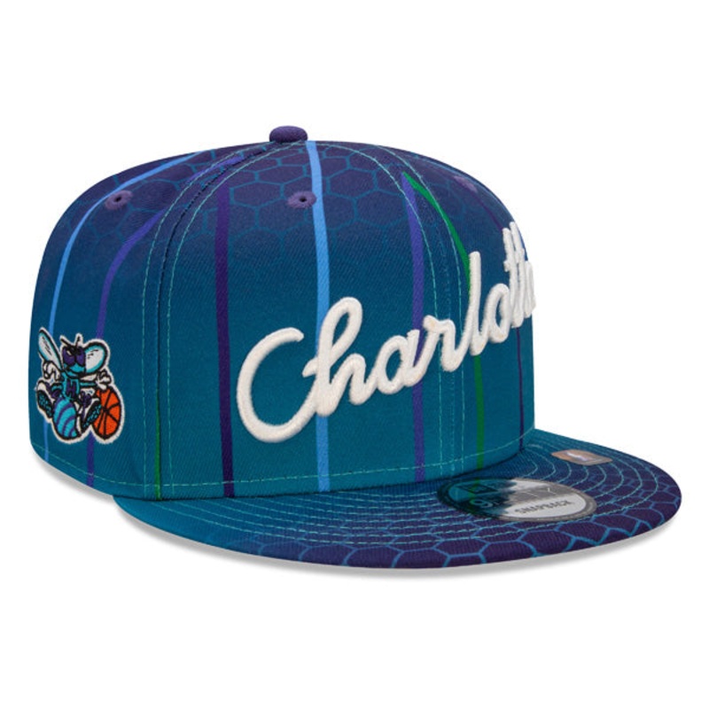 Charlotte Hornets New Era NBA 2022 CITY EDITION Official 9Fifty Snapback Hat – Teal