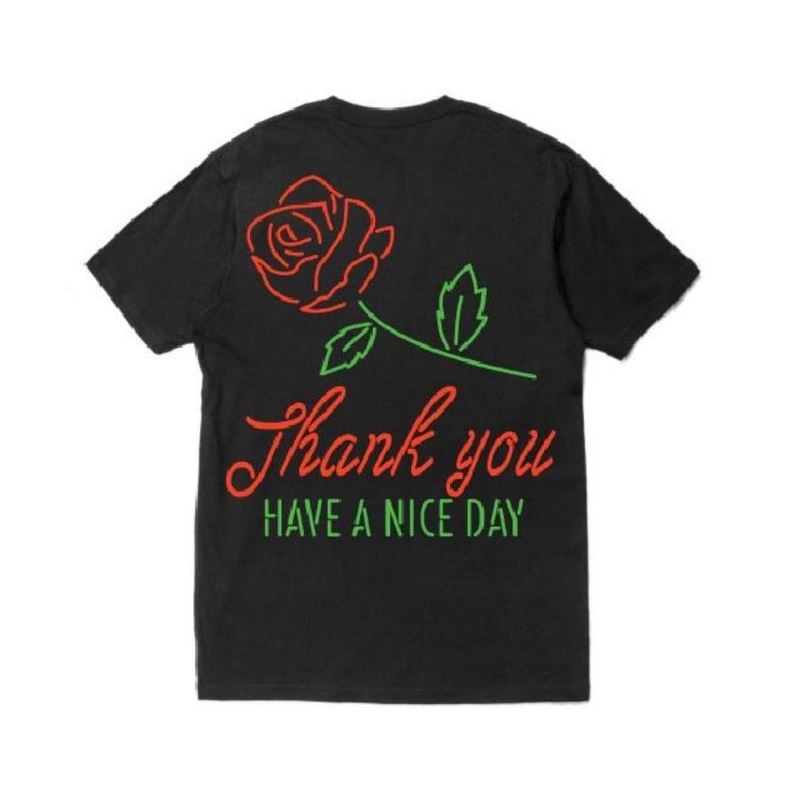 Chinatown Market Rose T-shirt (Black) m