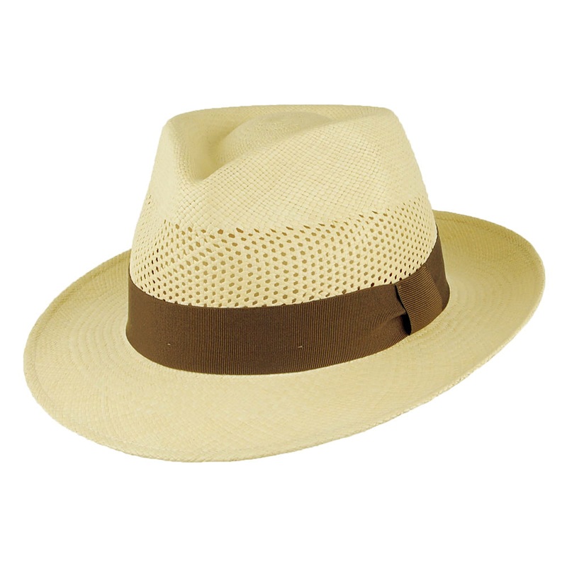 City Sport Vented Panama Hat – Natural S