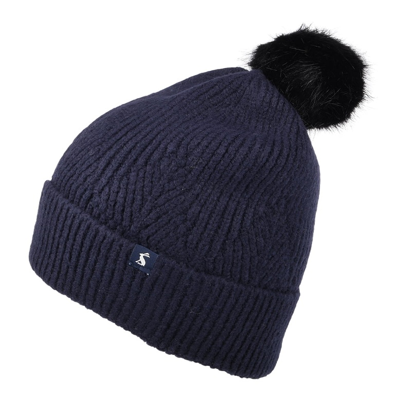 Joules Hats Thurley Bobble Hat – Navy Blue 1-Size