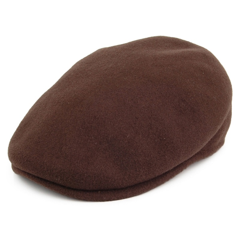 Kangol 504 Wool Flat Cap – Tobacco S