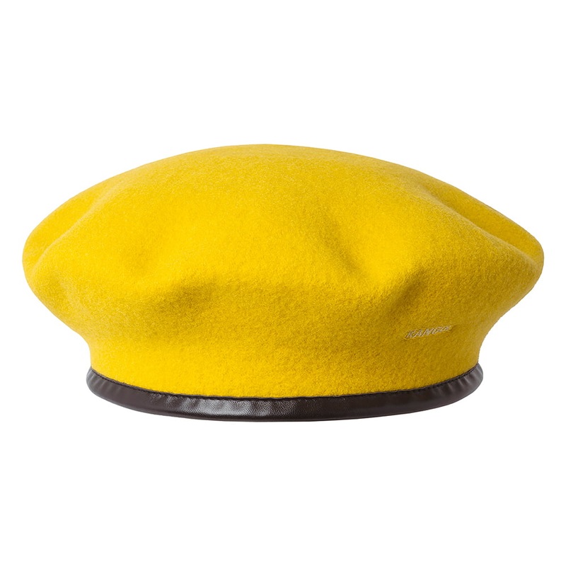 Kangol Wool Monty Beret – Yellow S