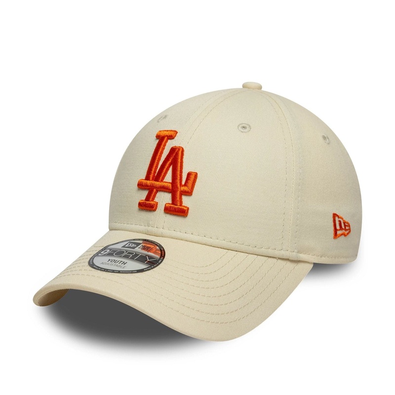 LA Dodgers Youth MLB League Essential Cream 9FORTY Adjustable Cap Child