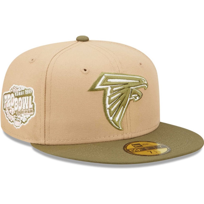 New Era Atlanta Falcons 1999 Pro Bowl Saguaro Tan/Olive 59FIFTY Fitted Hat