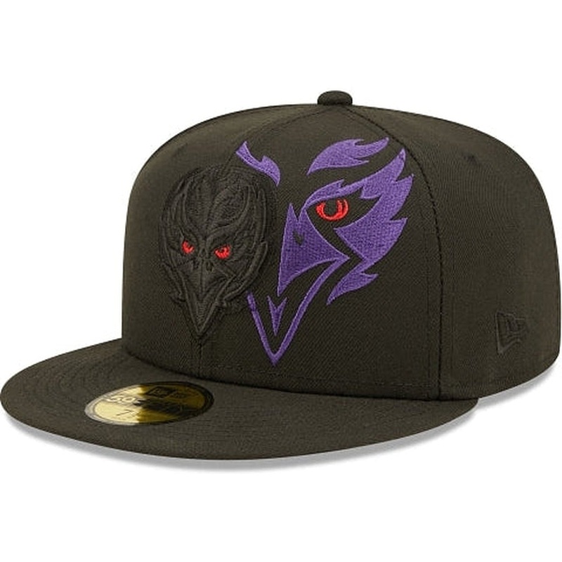New Era Baltimore Ravens Logo Feature 2022 59FIFTY Fitted Hat