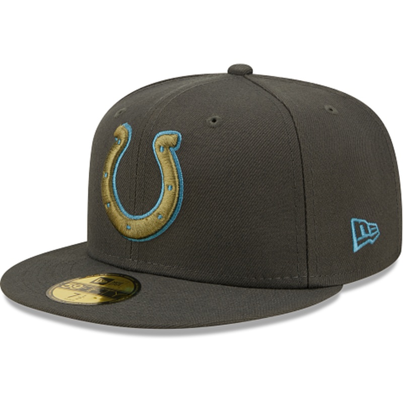 New Era Indianapolis Colts Color Pack Steel 2022 59FIFTY Fitted Hat