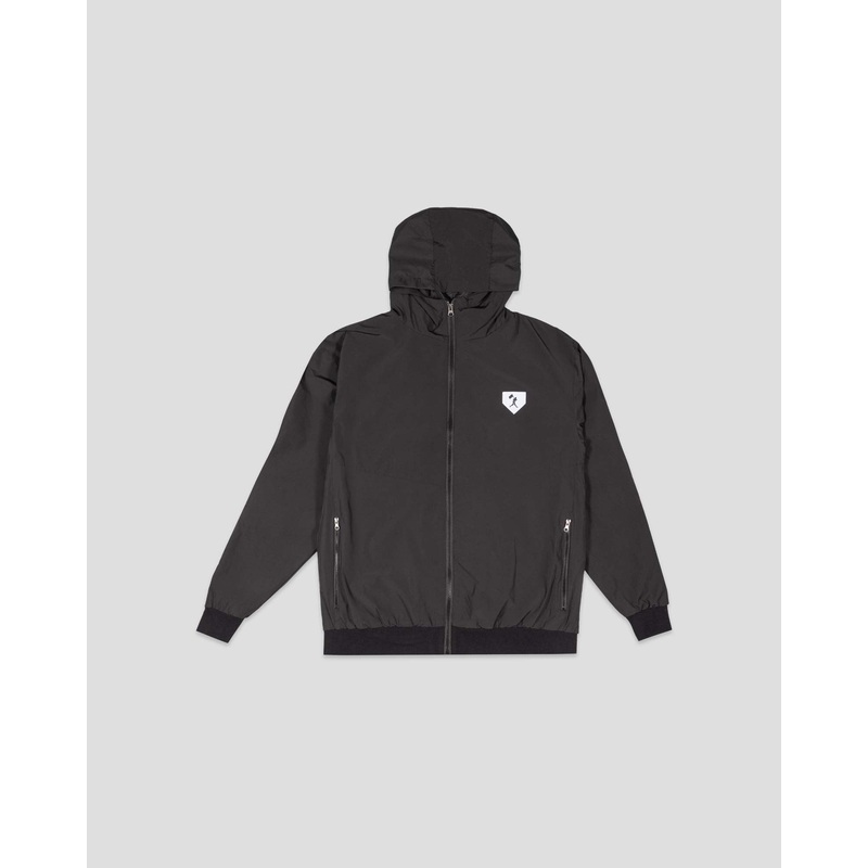 Shutout Diamond Repel Windbreaker (Black) – Youth Youth Small