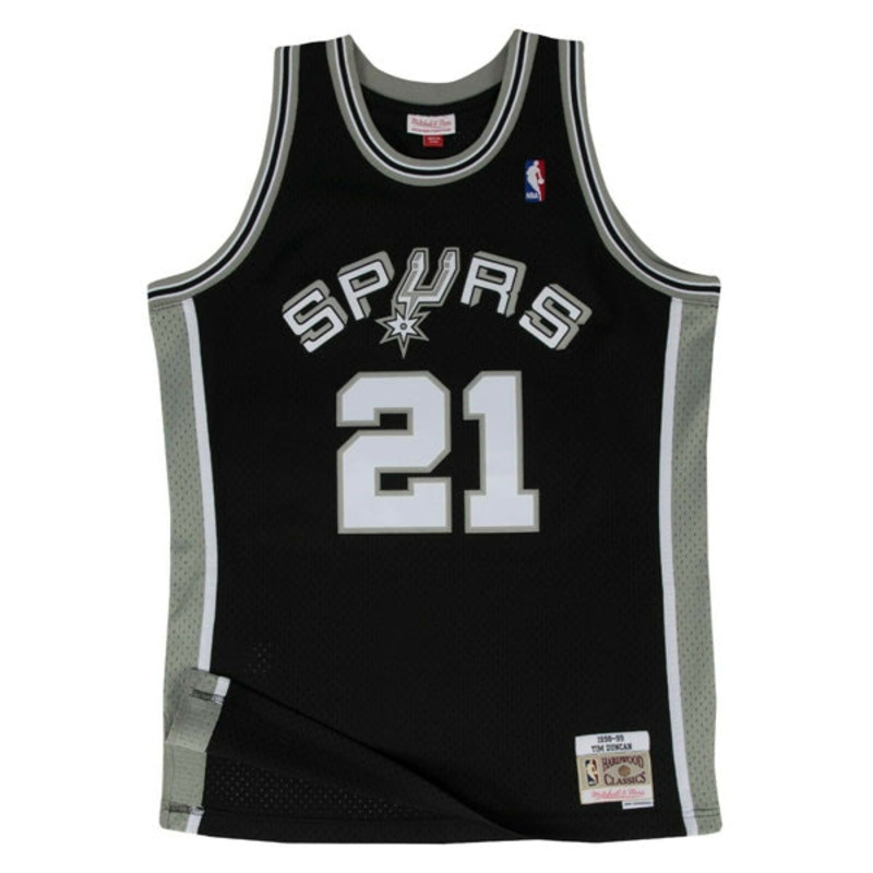Tim Duncan 1998-99 San Antonio Spurts Mitchell & Ness HWC Swingman Jersey – Black S