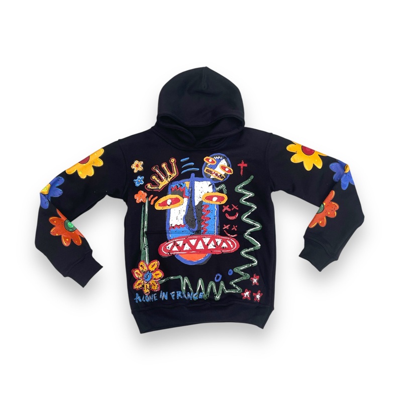 ALONE IN FRANCE WORLD TOUR (BLACK) HOODIE XS