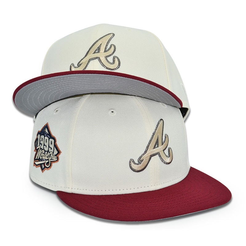 Atlanta Braves “I NEVER LIKED YOU” Exclusive New Era 59Fifty Fitted Hat – Chrome/Cardinal 6 7/8