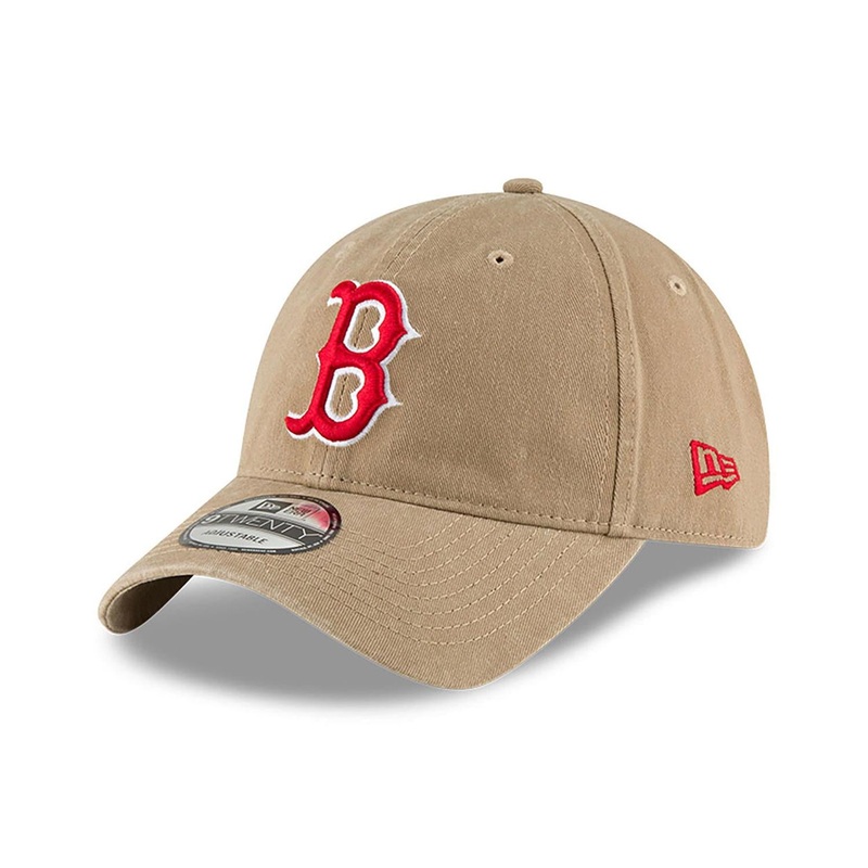 Boston Red Sox 9TWENTY MLB Core Classic Khaki Cap One Size