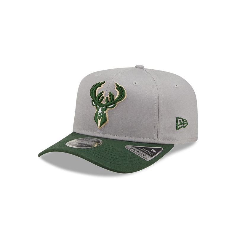 Milwaukee Brewers 9FIFTY Tonal Stretch Snap Grey Cap M-L