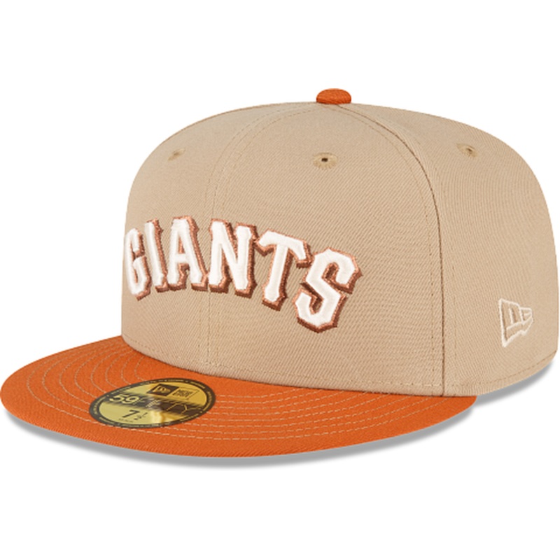 New Era Just Caps Beige Camel San Francisco Giants 2023 59FIFTY Fitted Hat