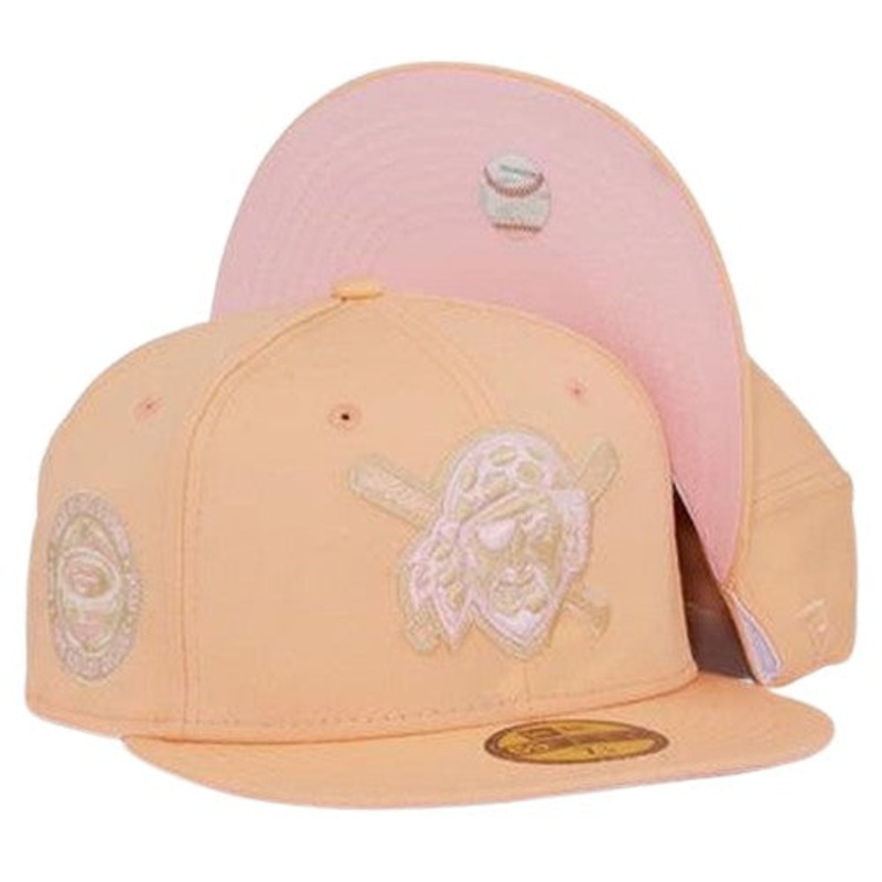 New Era Pittsburgh Pirates “Peaches & Cream” Pink Under Brim 59FIFTY Fitted Hat