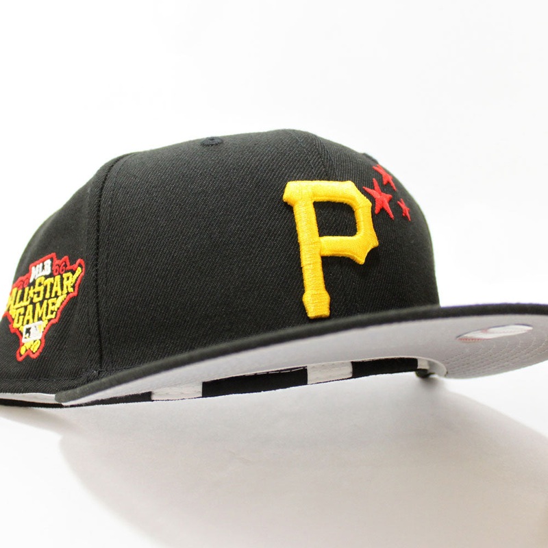 Superstar Pittsburgh Pirates 2006 All Star Game New Era 59Fifty Fitted Hat (Black Grey Under Brim) 7