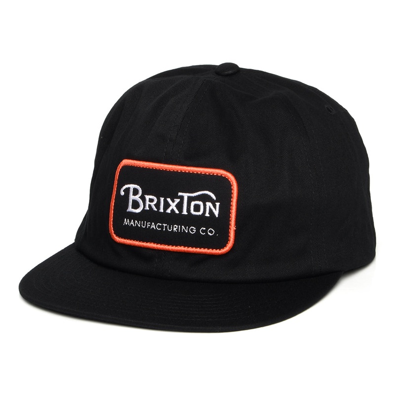 Brixton Hats Grade HP Snapback Cap – Black Adjustable
