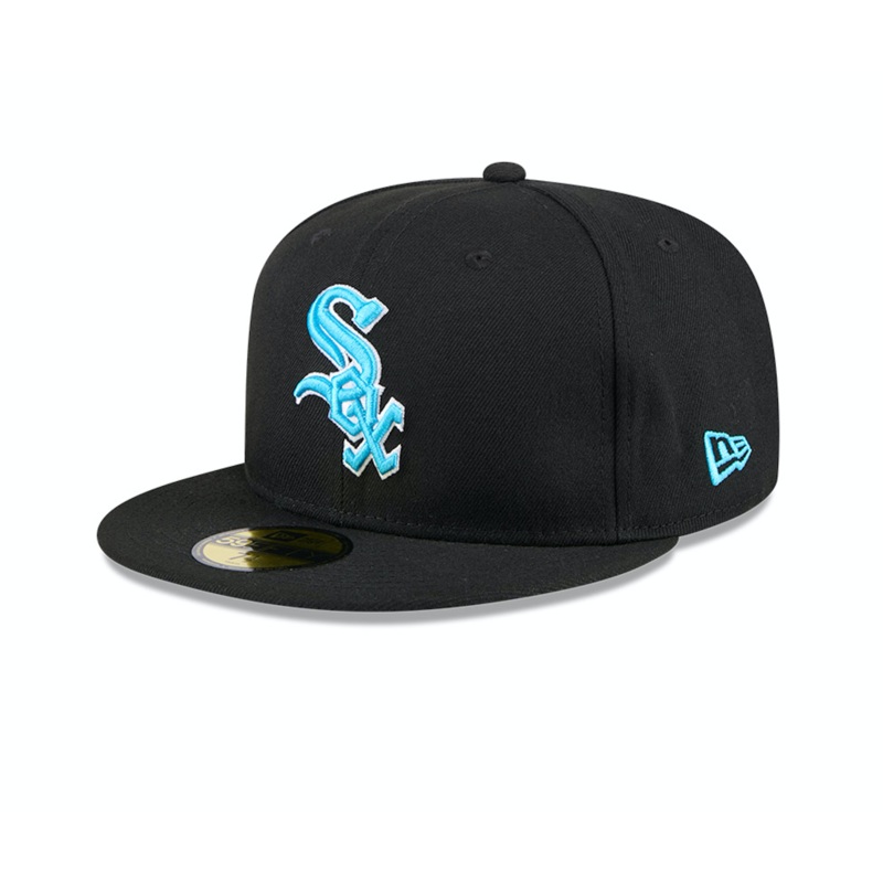Chicago White Sox New Era 2024 MLB Father’s Day On-Field 59FIFTY Fitted Hat – Black 6 7/8