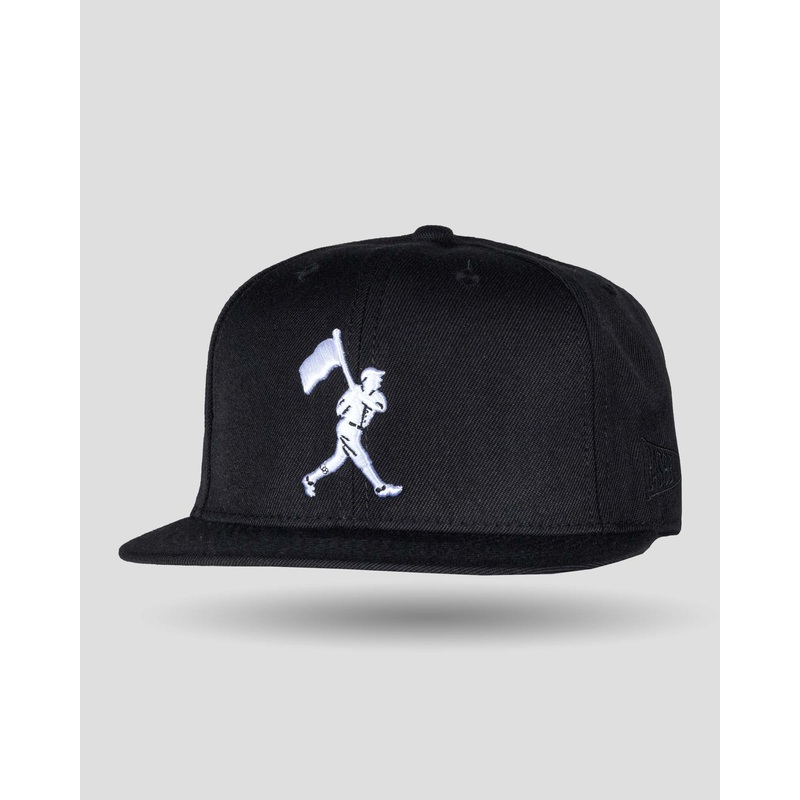 Flag Man Cap – Black and White Snapback