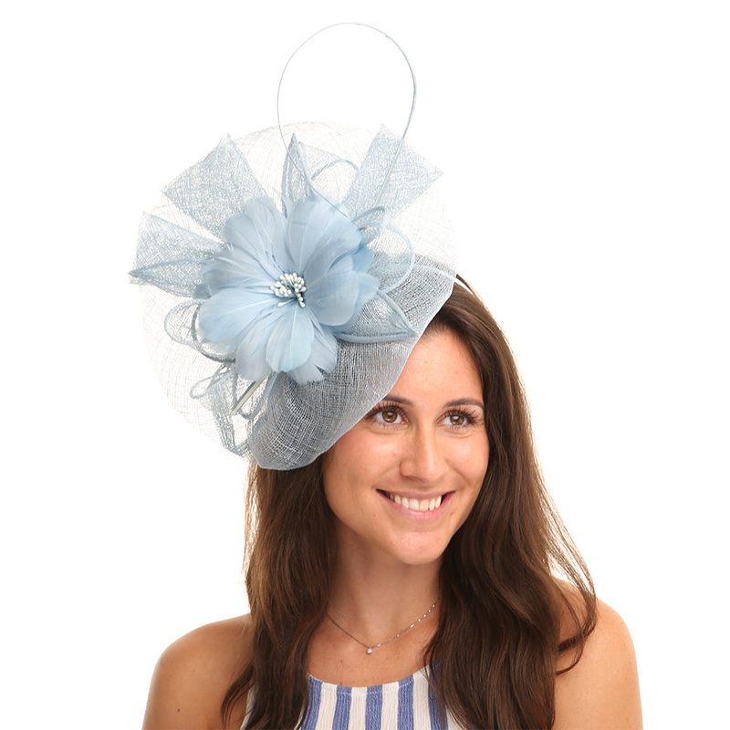 Jane Anne Designs Satine Fascinator – Light Blue 1-Size