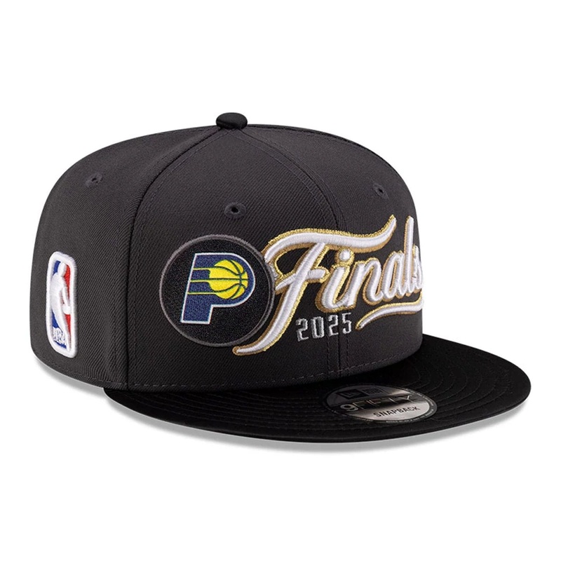 NBA Conference Finals 2025 Indiana Pacers Dark Grey 9FIFTY Snapback Cap OSFM