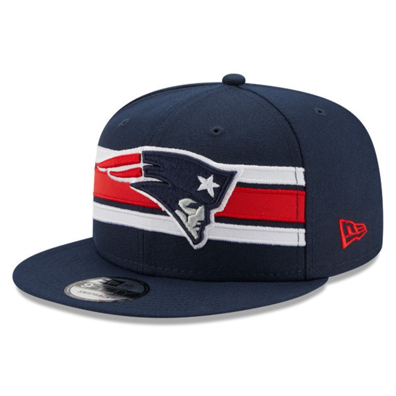 New England Patriots New Era NFL THROWBACK STRIKE 9Fifty Snapback Hat – Navy