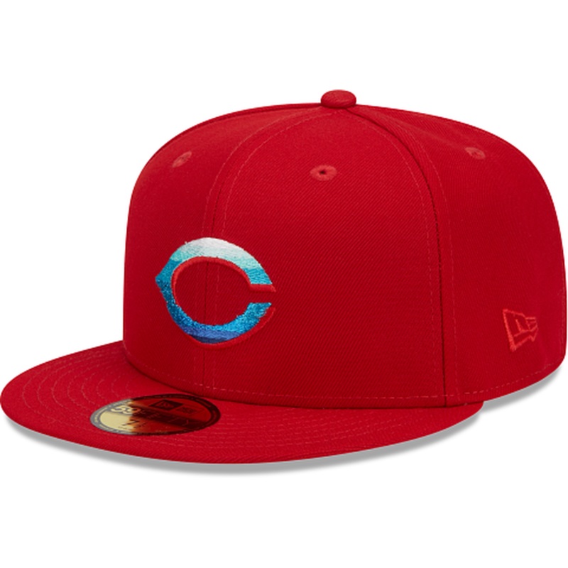 New Era Cincinnati Reds Metallic Gradient 2023 59FIFTY Fitted Hat