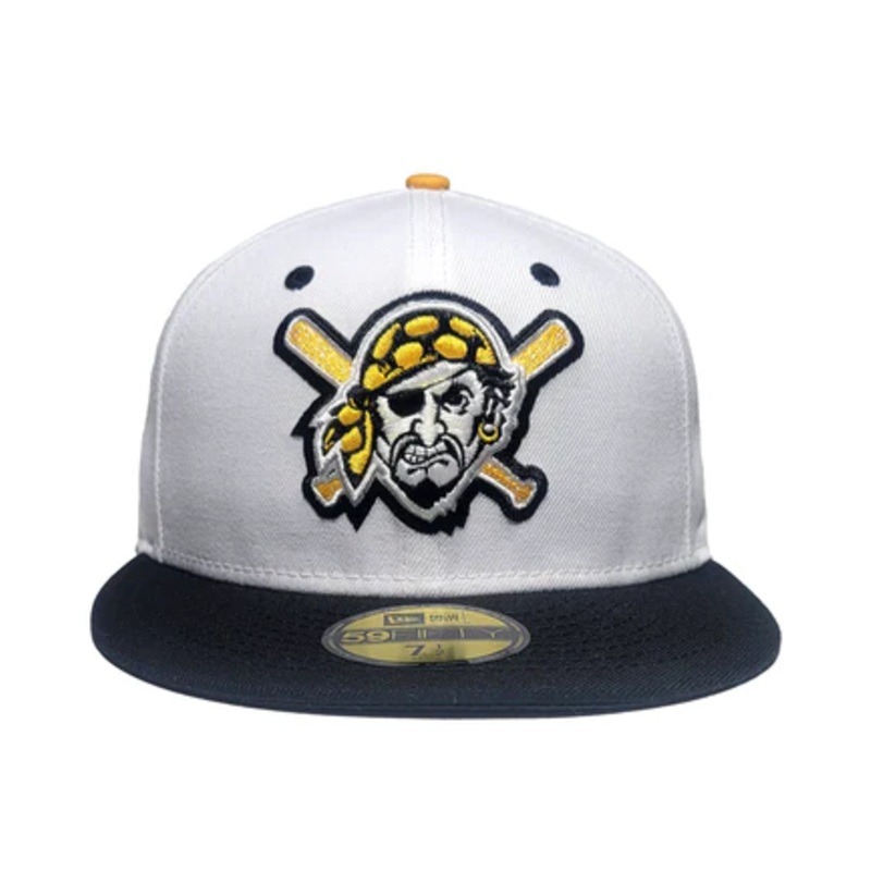 New Era Pittsburgh Pirates White/Yellow/Black Alternate Logo 59FIFTY Fitted Hat