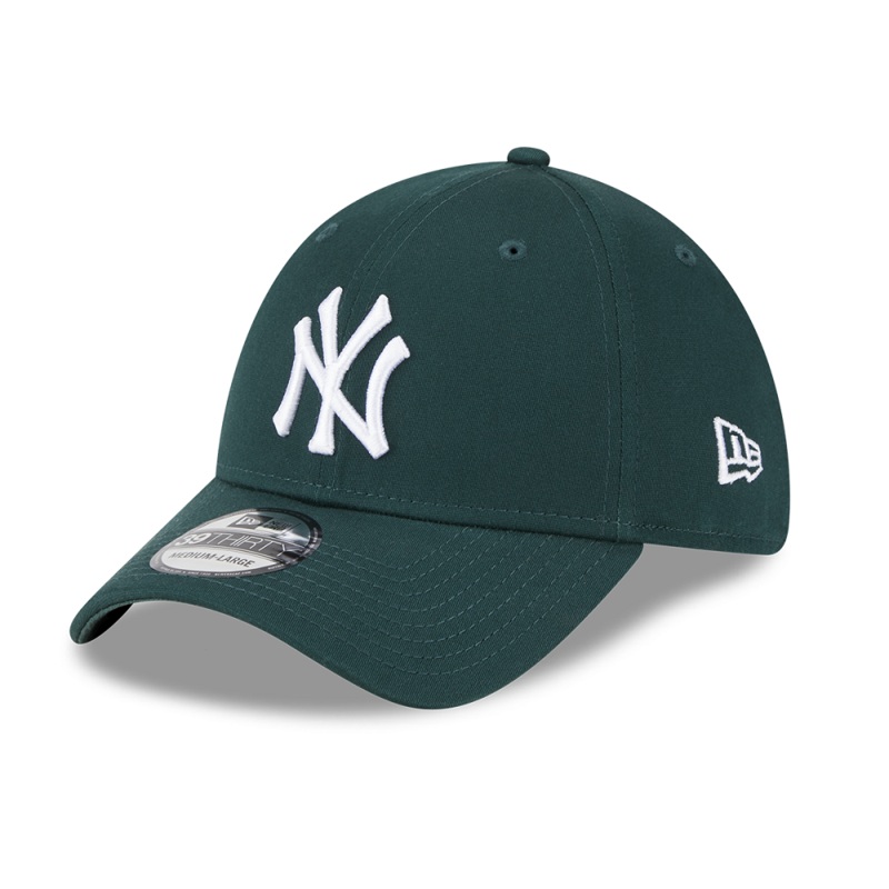 New York Yankees 39THIRTY League Essential Green Cap XS-S