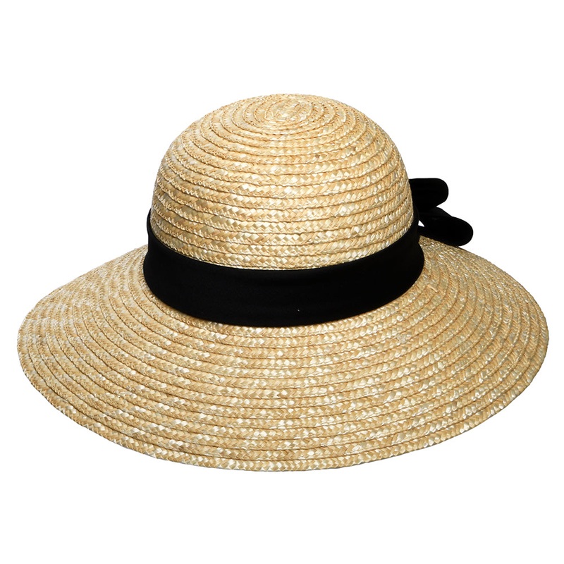 sur la tte Milan II Straw Sun Hat Natural Wholesale Pack Prepack