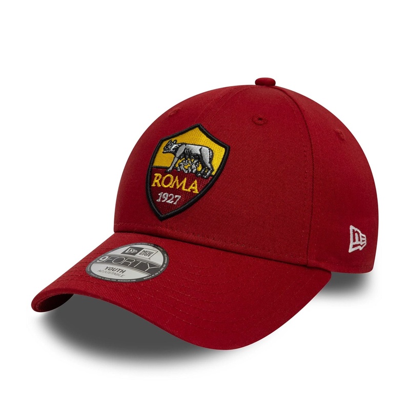 AS Roma Kids Core Dark Red 9FORTY Adjustable Cap Child