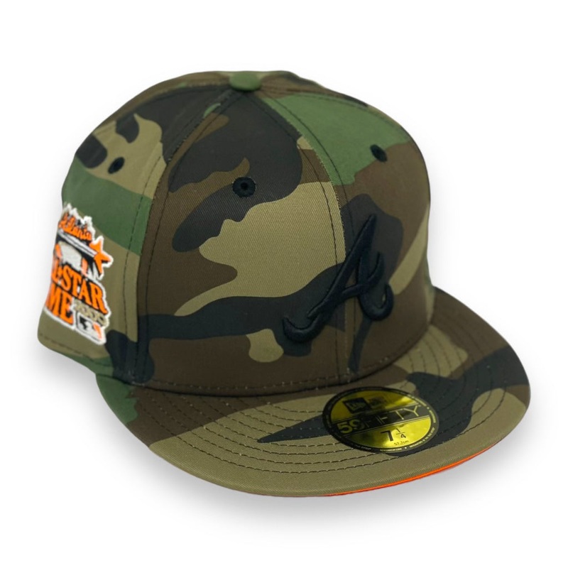 ATLANTA BRAVES (2000 ALLSTARGAME) NEW ERA 59FIFTY FITTED( NEON ORANGE UNDER VISOR) 67/8