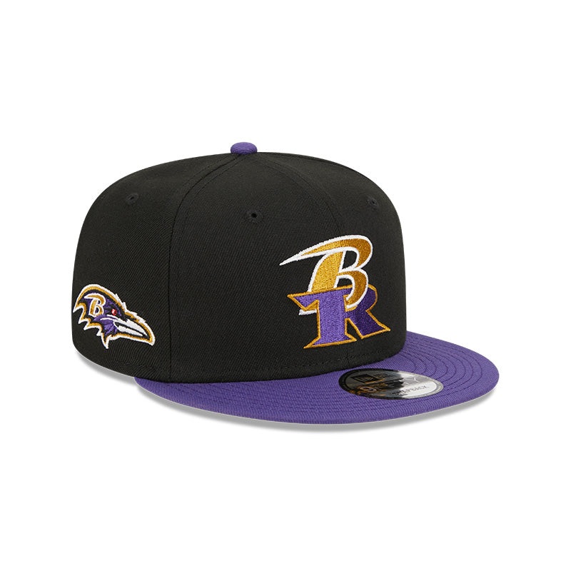 Baltimore Ravens New Era CITY ORIGINALS 9Fifty Snapback Hat – Black/Purple
