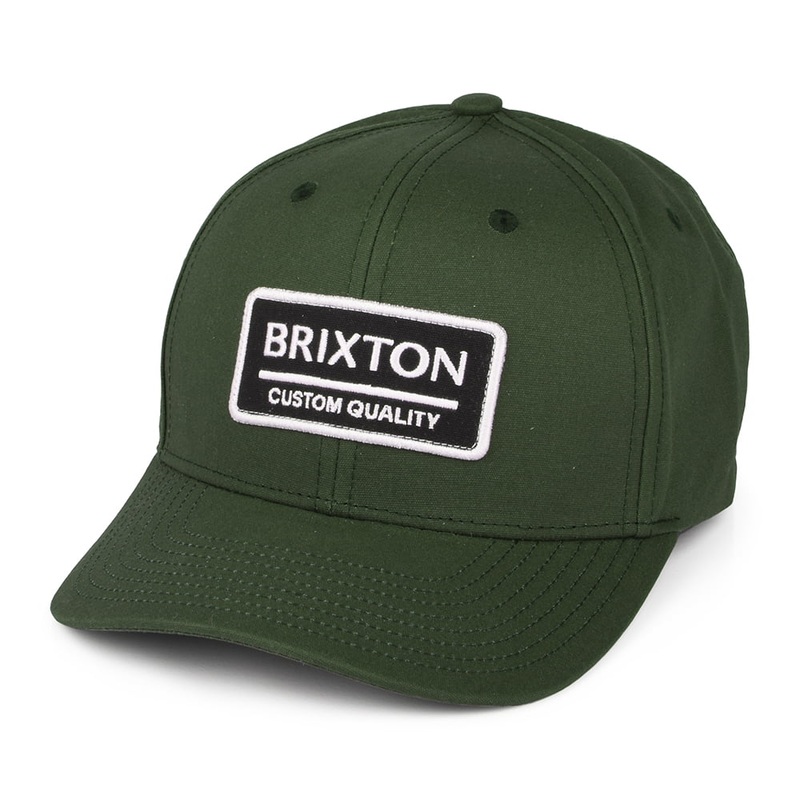 Brixton Hats Palmer Proper NetPlus MP Snapback Cap – Olive Adjustable