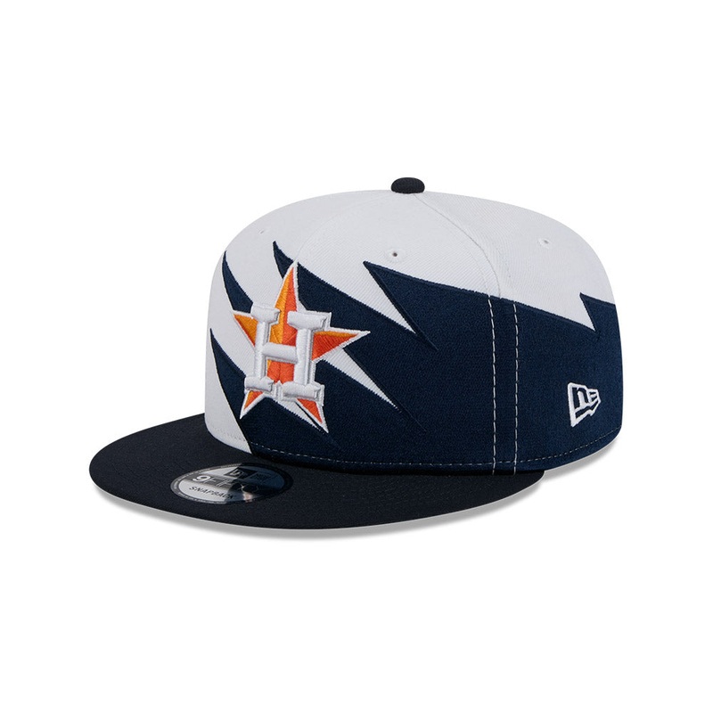 Houston Astros New Era JAGGED 9Fifty Snapback Hat – Navy/Orange