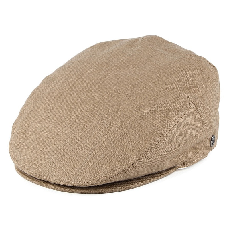 Jaxon & James Linen Flat Cap – Camel – Wholesale Pack Prepack