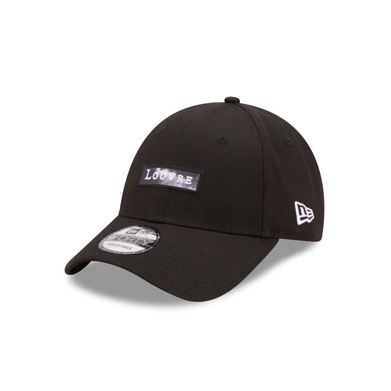 Louvre Logo Marble 9FORTY Black Cap One Size