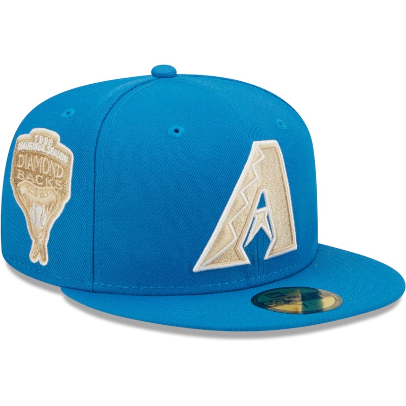New Era Arizona Diamondbacks Blue Stone 1998 Inaugural Season Undervisor 59FIFTY Fitted Hat