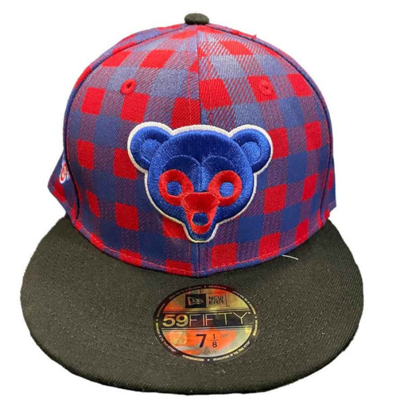 New Era Chicago Cubs Plaid Collection Wrigley Field 59FIFTY Fitted Hat