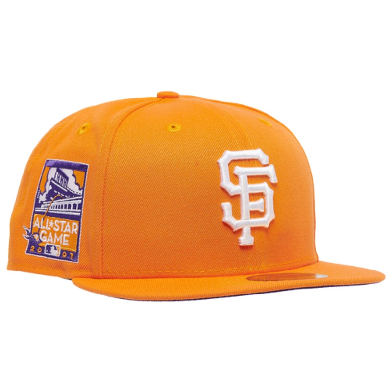 New Era Orange San Francisco Giants Purple Undervisor 59FIFTY Fitted Hat