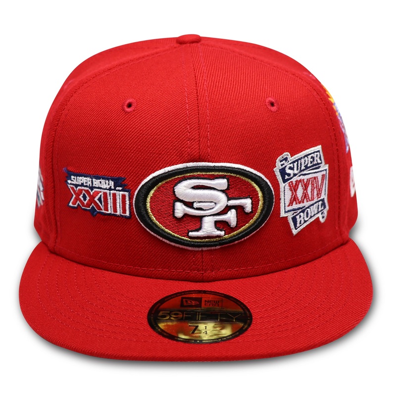 SAN FRANCISCO 49ERS (5X CHAMPIONS) NEW ERA 59FIFTY FITTED 67/8