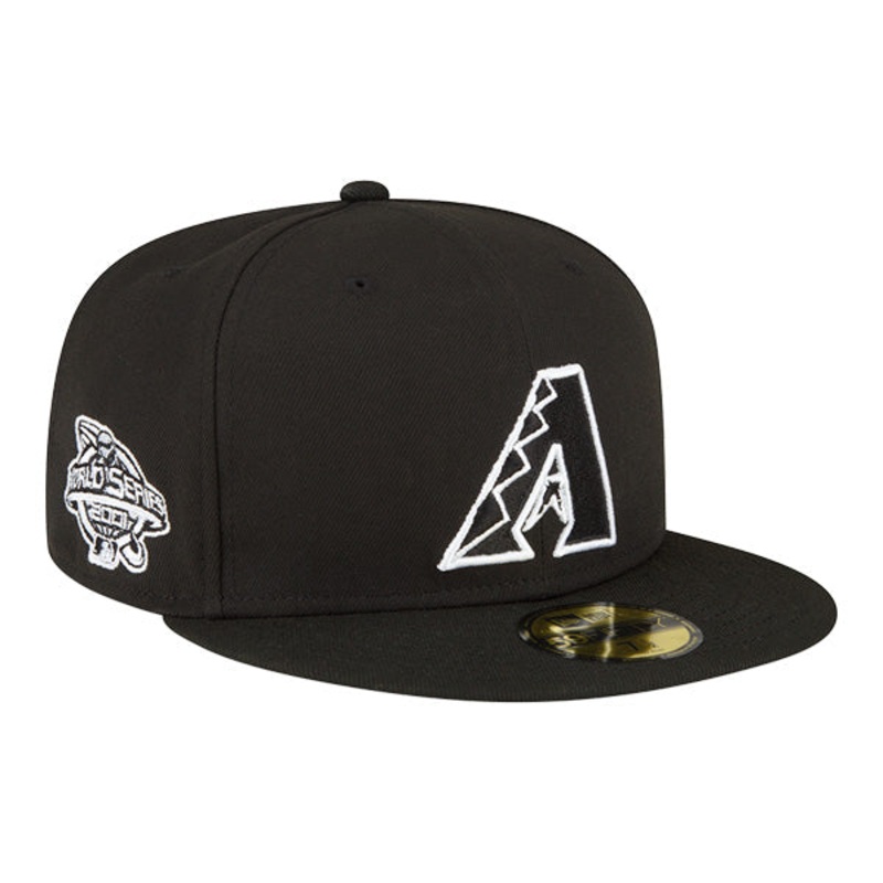 Arizona Diamondbacks New Era 2001 World Series Exclusive 59Fifty Fitted Hat -Black/White 7