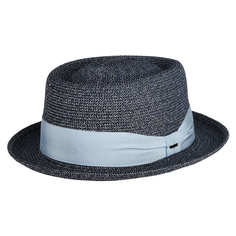 Bailey Hats Waits Pork Pie Hat – Blue S