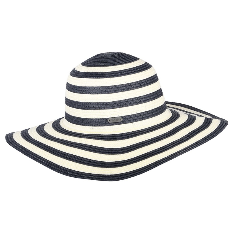 Barbour Hats Shore Wide Brim Sun Hat – Navy Blue S