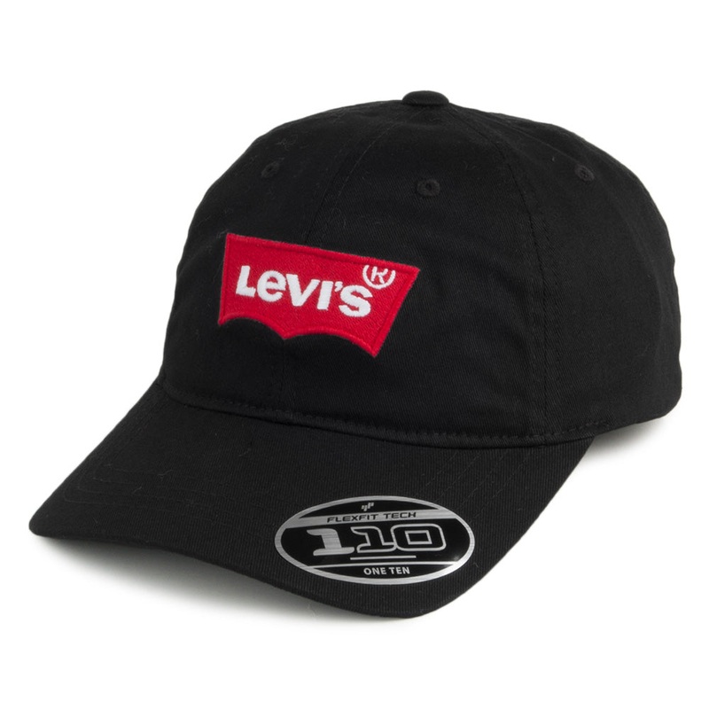 Levi’s Hats Big Batwing Baseball Cap – Black Adjustable